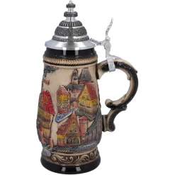 Käthe Wohlfahrt Bierkruge-Bierkrug Mit Zinndeckel