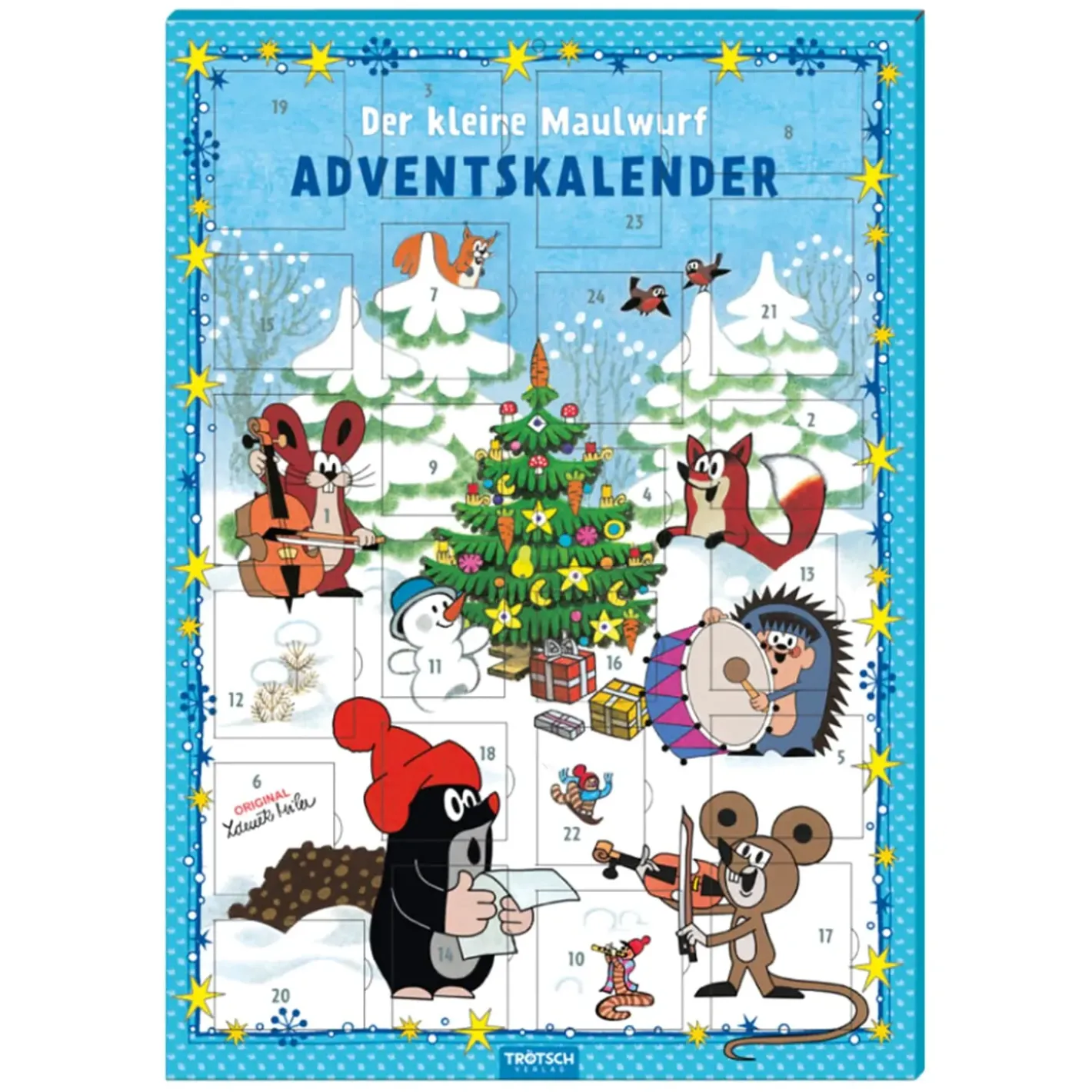 Trötsch Verlag Der Kleine Maulwurf „Krtek"-Magnet-Adventskalender "Der Kleine Maulwurf"
