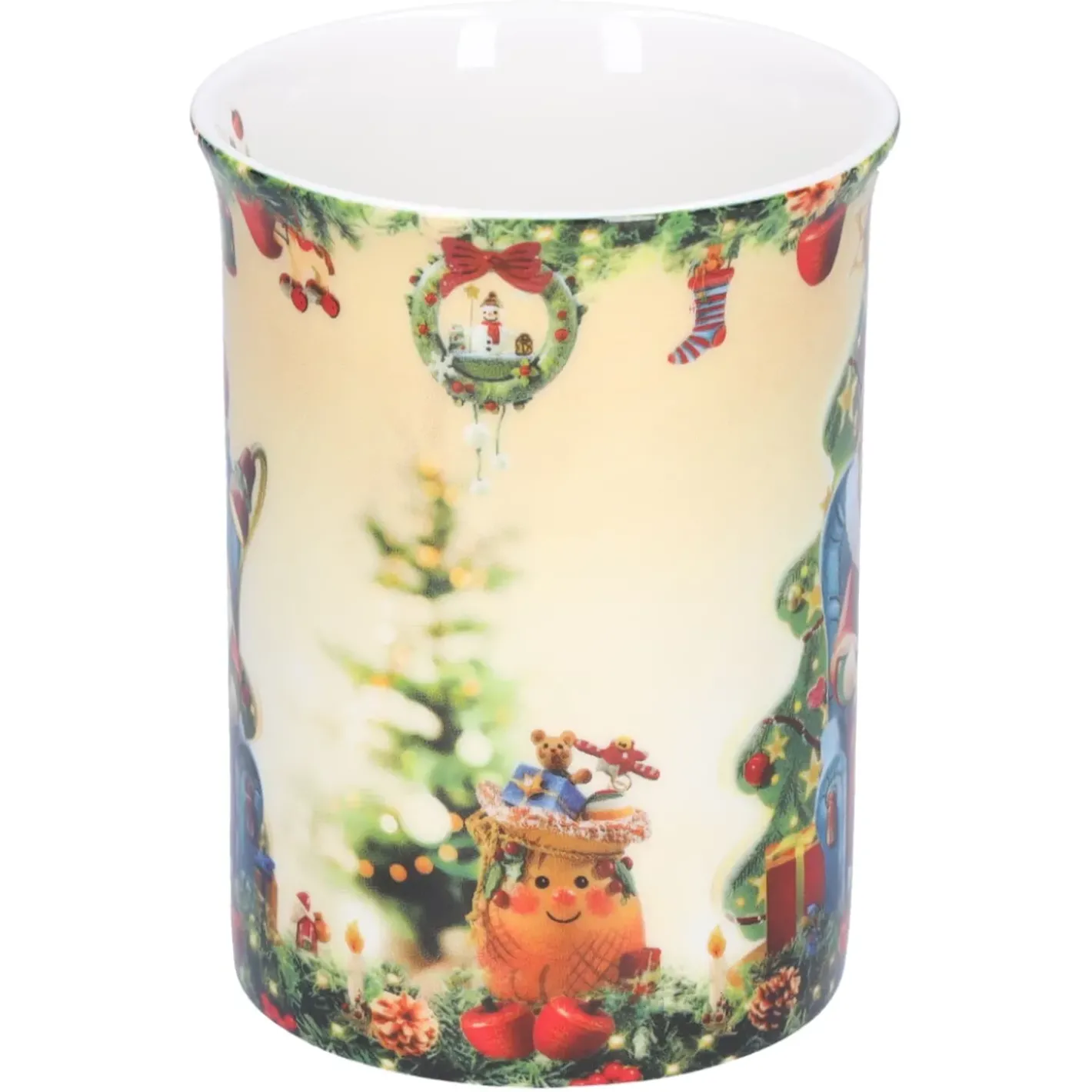 Käthe Wohlfahrt Tischdeko-Porzellan-Tasse "Weihnachtsmann Im Sessel"