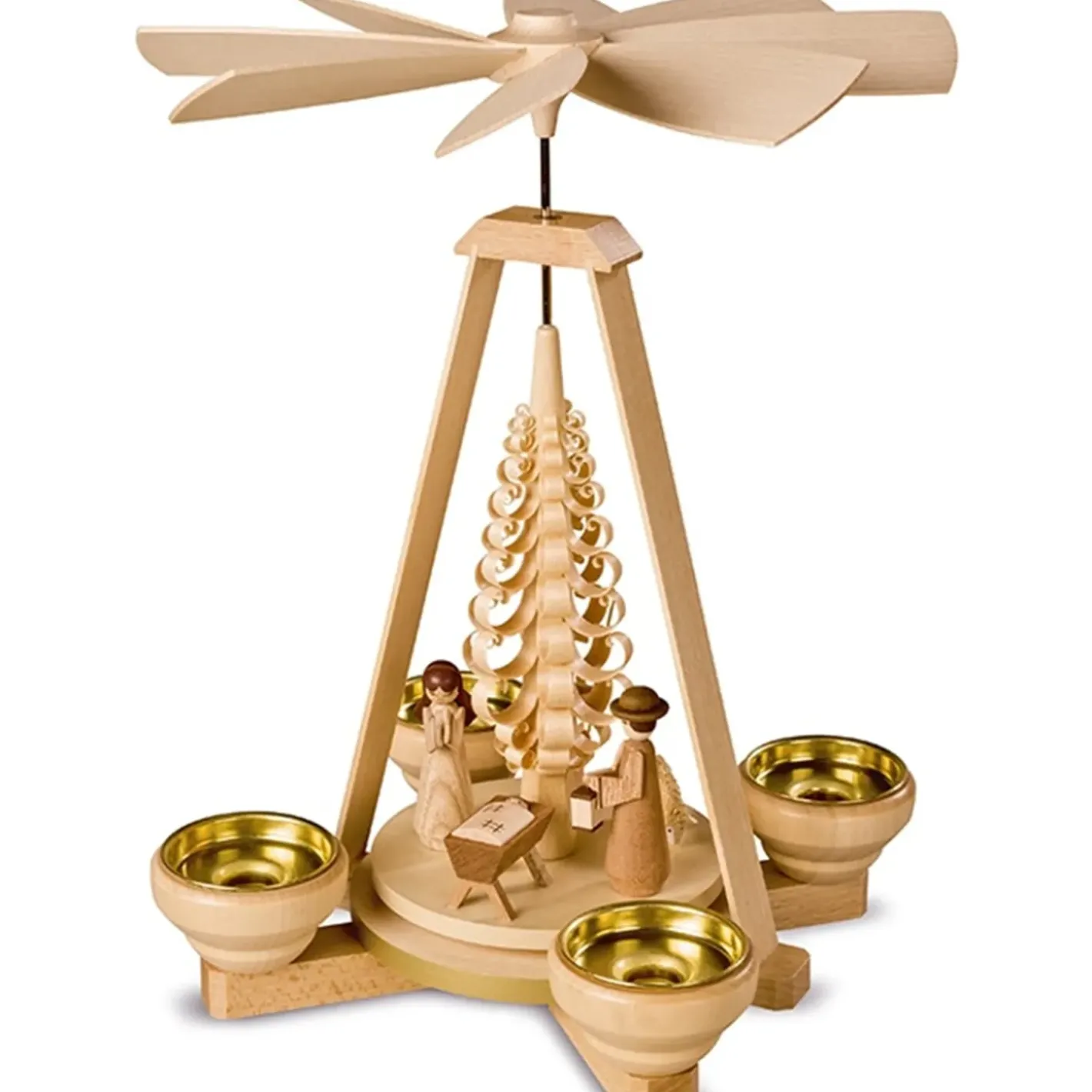 Müller Kleinkunst Pyramiden-Teelicht-Pyramide "Christi Geburt"